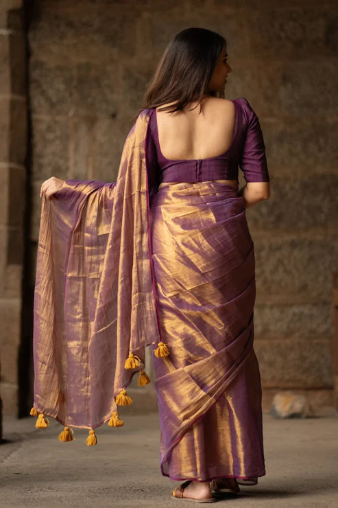 Evara Tissue Cotton Sarees