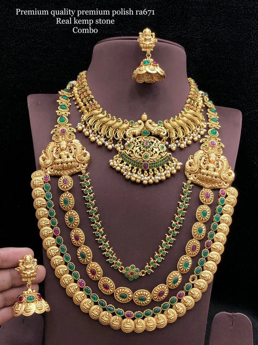 Zyra Stone Necklace Designer Set